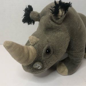 Wild Republic Rhinoceros Realistic 13 inch Plush African Stuffed Animal